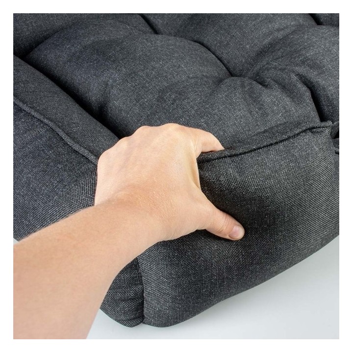 Duvoplus Hundebett Duratex - dunkelgrau - 80x60x16cm