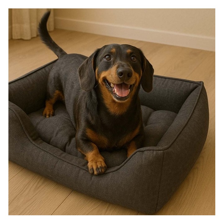Duvoplus Hundebett Duratex - dunkelgrau - 120x80x25cm