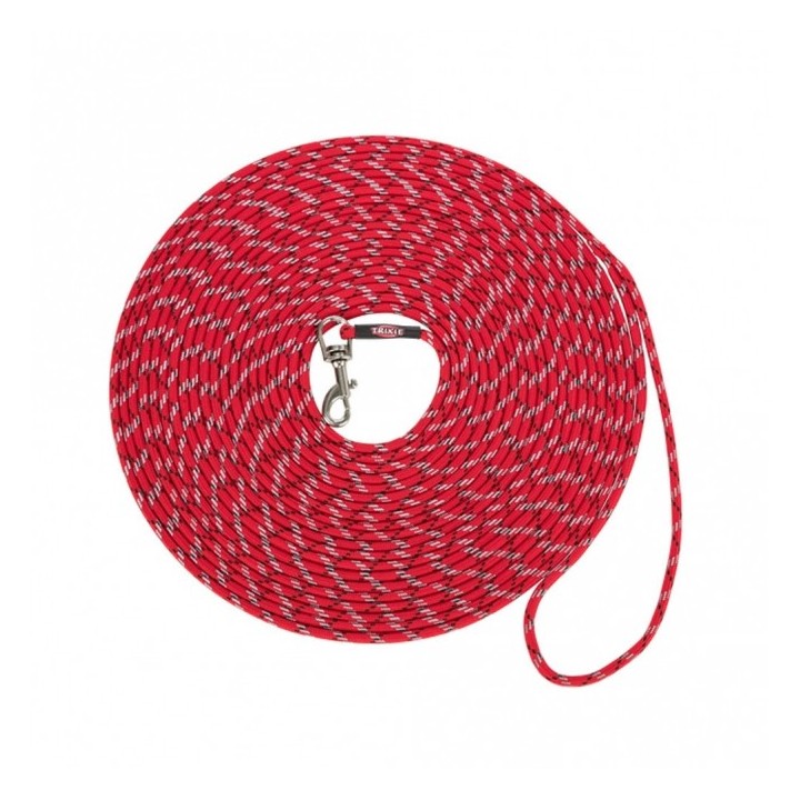 Trixie Junior Welpen-Schleppleine rund - Rot / 4m ø 4mm
