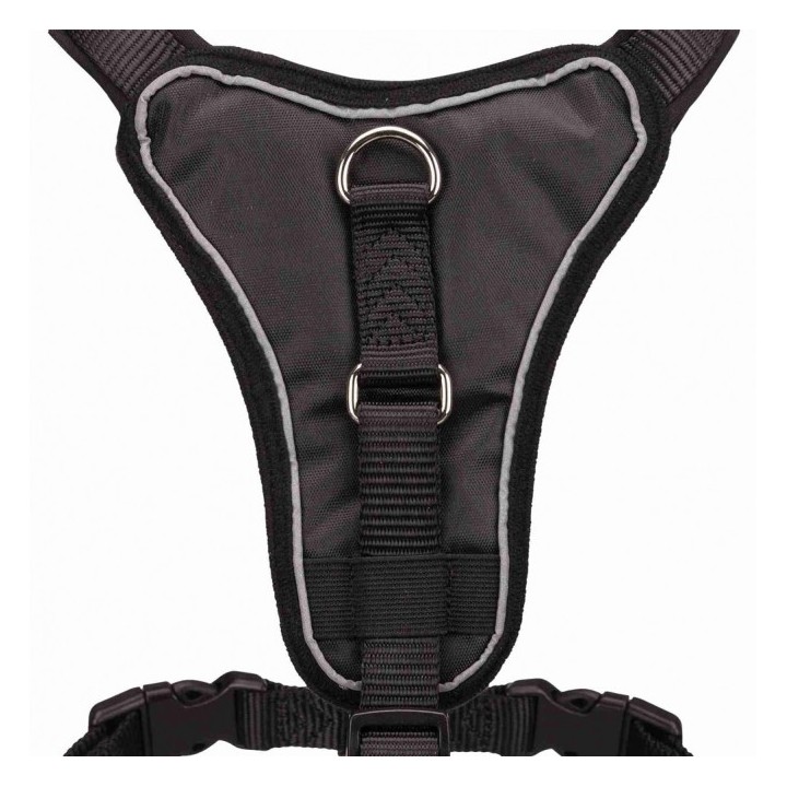 Trixie Premium Y-Geschirr - schwarz - 42-50 cm/15 mm