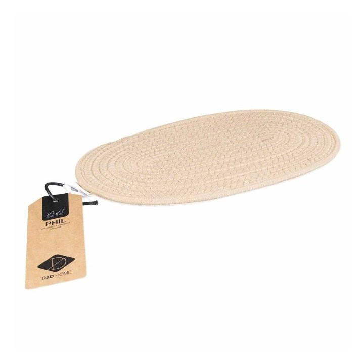 D&D Napfunterlage Phil - Beige - 55 x 32 cm 