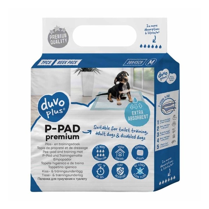 Duvoplus Welpenunterlagen Premium - 7st - 30x45cm