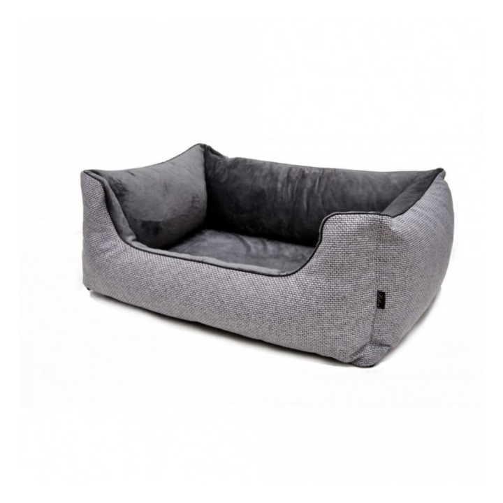 Lebon Hundebett Louis PLUS - Silver - 100 x 75 cm 