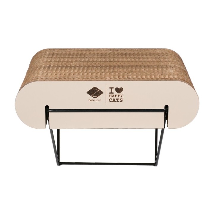 D&D Wandregal aus Pappe David - braun/beige - S - 30x29x24cm