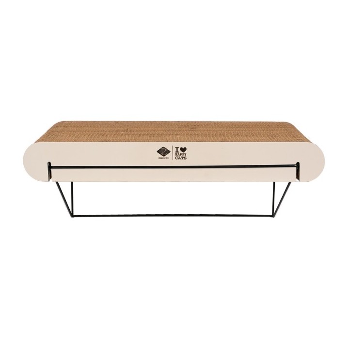 D&D Wandregal aus Pappe David - braun/beige - L - 60x29x24cm