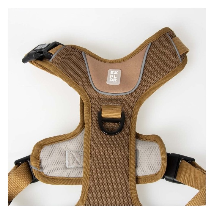 Duvoplus EXPLOR Ultimate Fit No-Pull-Geschirr - honey gold - M - 40-49cm - 49-65cm