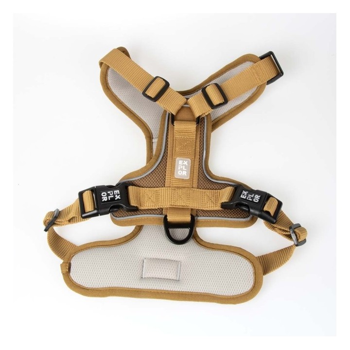 Duvoplus EXPLOR Ultimate Fit No-Pull-Geschirr - honey gold - XL - 52-66cm - 71-104cm