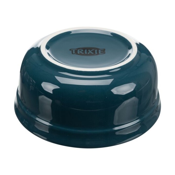 Trixie Napf-Set Keramik/Metall - petrol/grau - 2 × 06 l