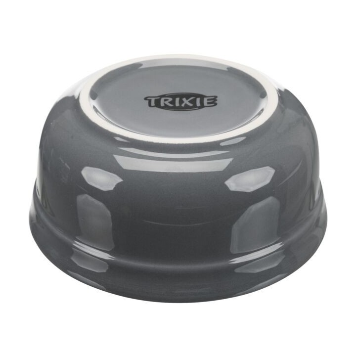 Trixie Napf-Set Keramik/Metall - petrol/grau - 2 × 16 l