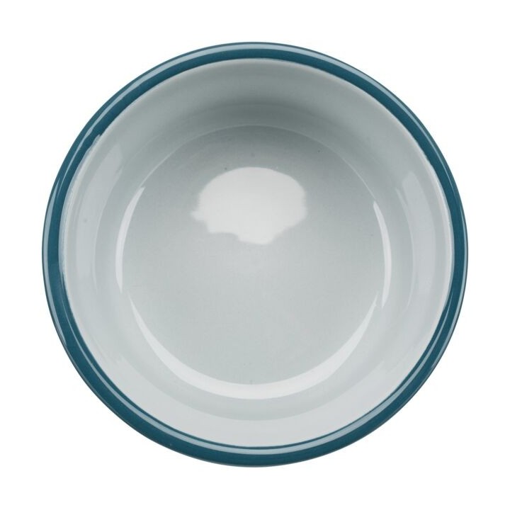 Trixie Napf-Set Keramik/Metall - petrol/grau - 2 × 16 l