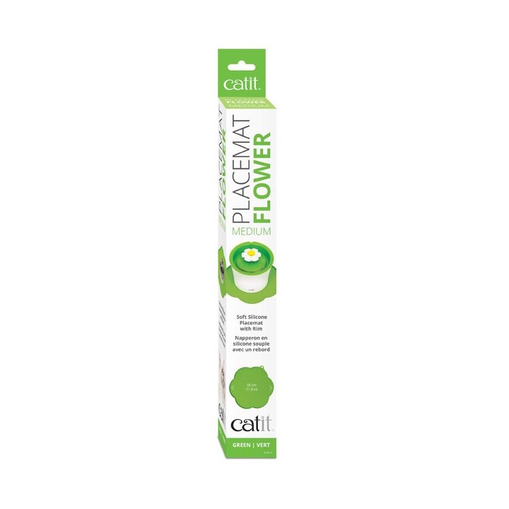 CATIT Silikonmatte Blume - 30 cm - Grau