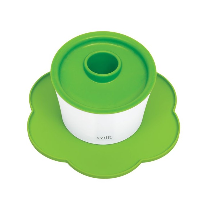 CATIT Silikonmatte Blume - 30 cm - Grün