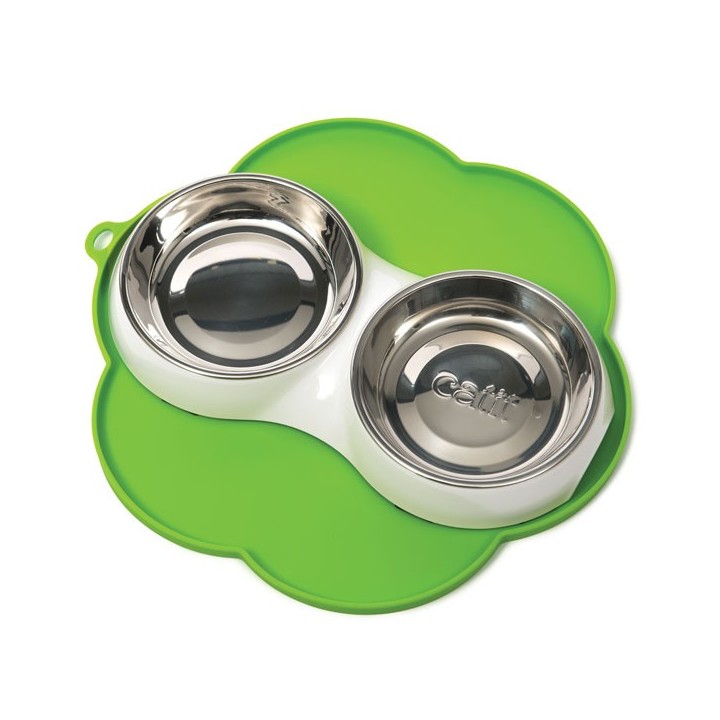 CATIT Silikonmatte Blume - 30 cm - Grün