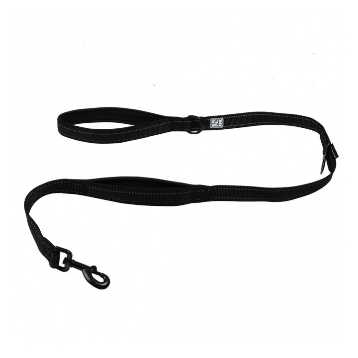 Duvoplus EXPLOR Ultimate Fit On-The-Road-Leine Fashion - granite black - 130cm - 25mm