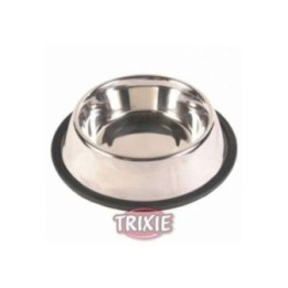 Trixie Edelstahlnapf mit Gummiring - 07 l