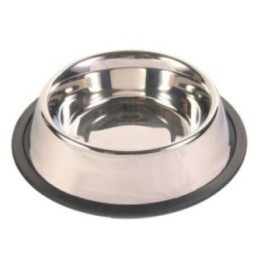 Trixie Edelstahlnapf mit Gummiring - 175 l
