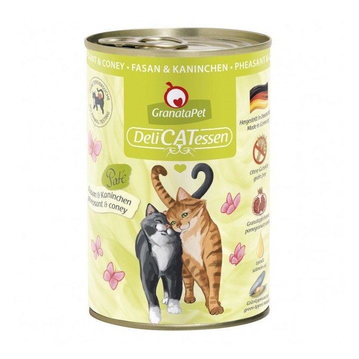 GranataPet Delicatessen Dose Fasan & Kaninchen - 400 g
