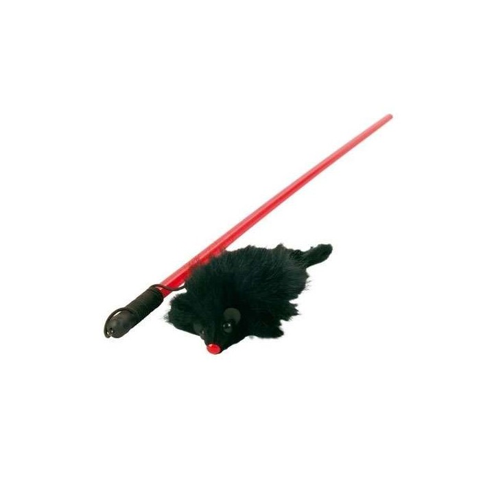 Trixie Kitty-Dangler Spielangel mit Maus - 50 cm