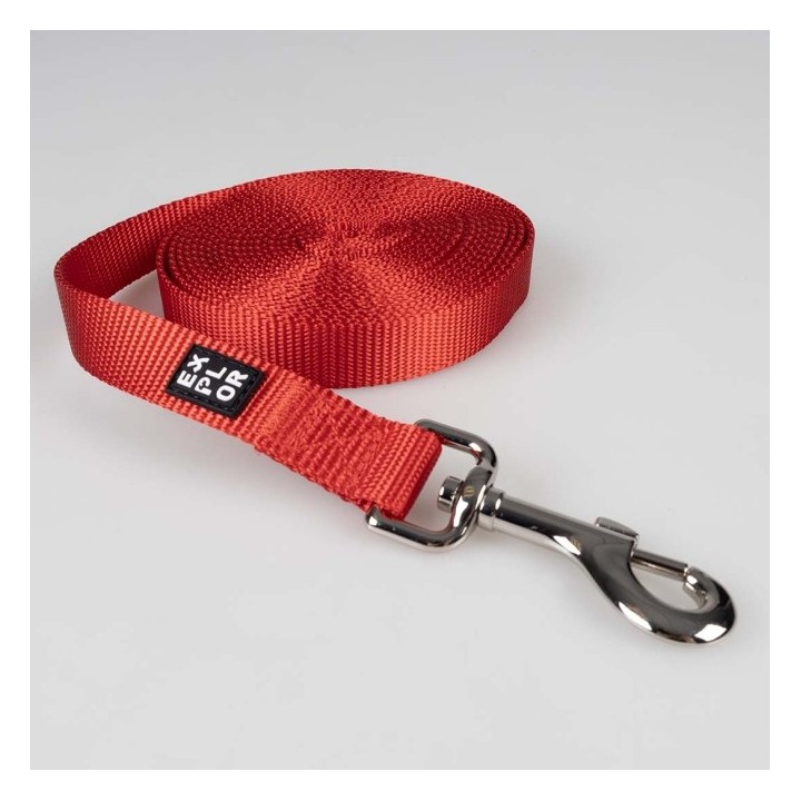 Duvoplus EXPLOR Trackingleine Classic flach - rot - 5m/20mm