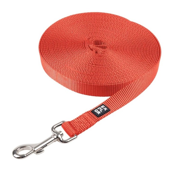 Duvoplus EXPLOR Trackingleine Classic flach - rot - 10m/20mm