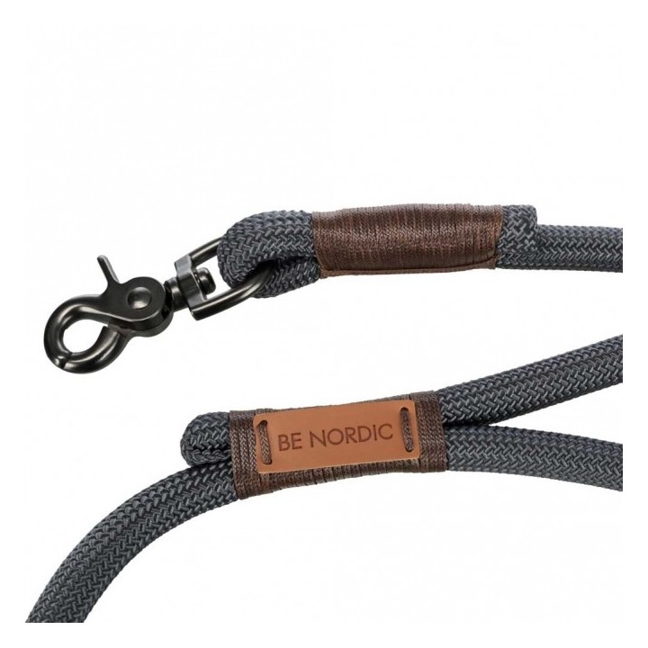 Trixie BE NORDIC Leine - 1 m - schwarz / S-M