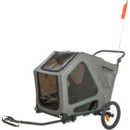 Trixie Fahrrad-Anhänger für große Hunde mit Federung - L / bis zu 45kg
