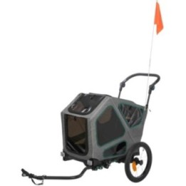 Trixie Fahrrad-Anhänger für große Hunde mit Federung - S / bis zu 25kg