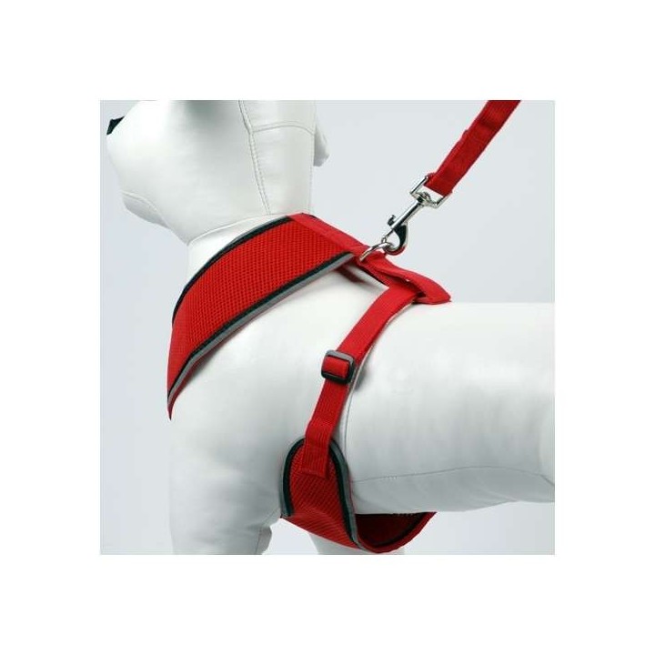 Pet-Star Softgeschirr / Netzgeschirr - Rot - XL