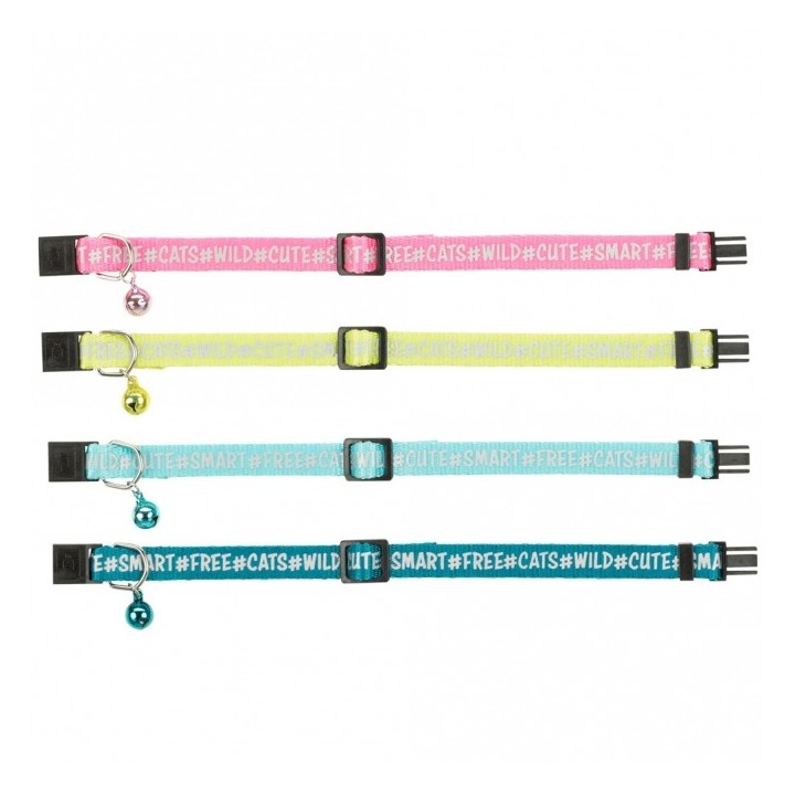 Trixie Katzenhalsband mit reflektierendem Aufdruck