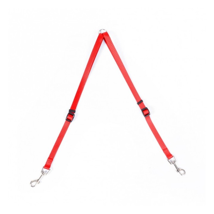 Duvoplus Nylon-Kupplungsstück für Hundeleine - Rot