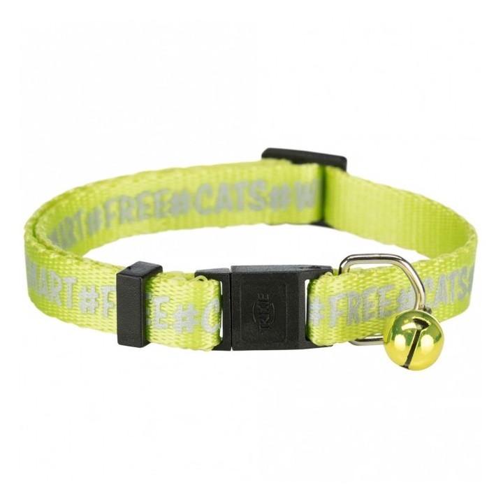 Trixie Katzenhalsband mit reflektierendem Aufdruck