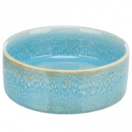 Trixie Keramiknapf mit Musterung - blau - 09 l/ø 16 cm