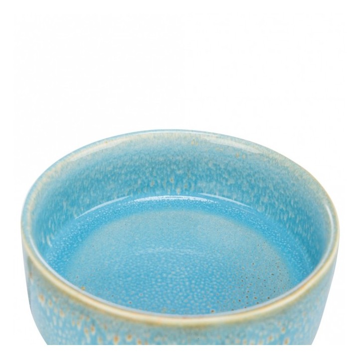 Trixie Keramiknapf mit Musterung - blau - 04 l/ø 13 cm