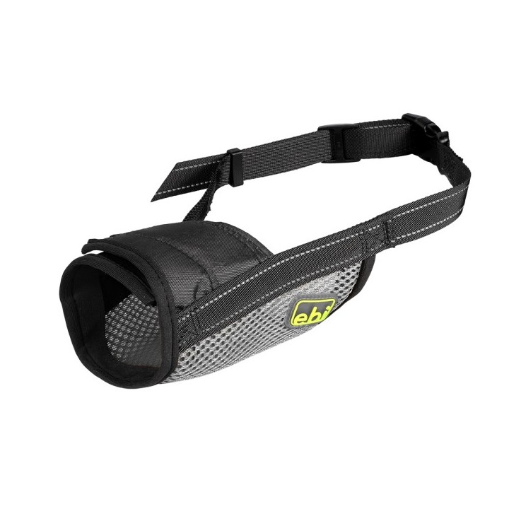 EBI Netz-Maulkorb - schwarz - M - 15-36cm / Ø17-21cm
