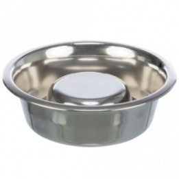 Trixie Slow Feeding Edelstahlnapf - 06 l/ø 17 cm