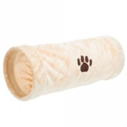 Trixie Crunch Plüschtunnel 60 cm - Beige