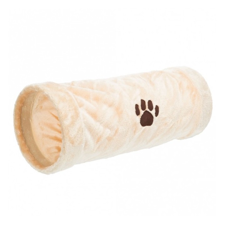 Trixie Crunch Plüschtunnel 60 cm - Beige