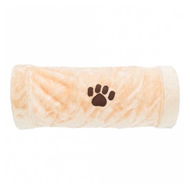 Trixie Crunch Plüschtunnel 60 cm - Beige