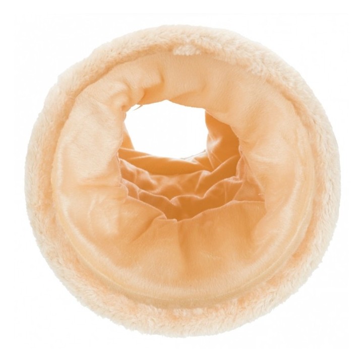 Trixie Crunch Plüschtunnel 60 cm - Beige
