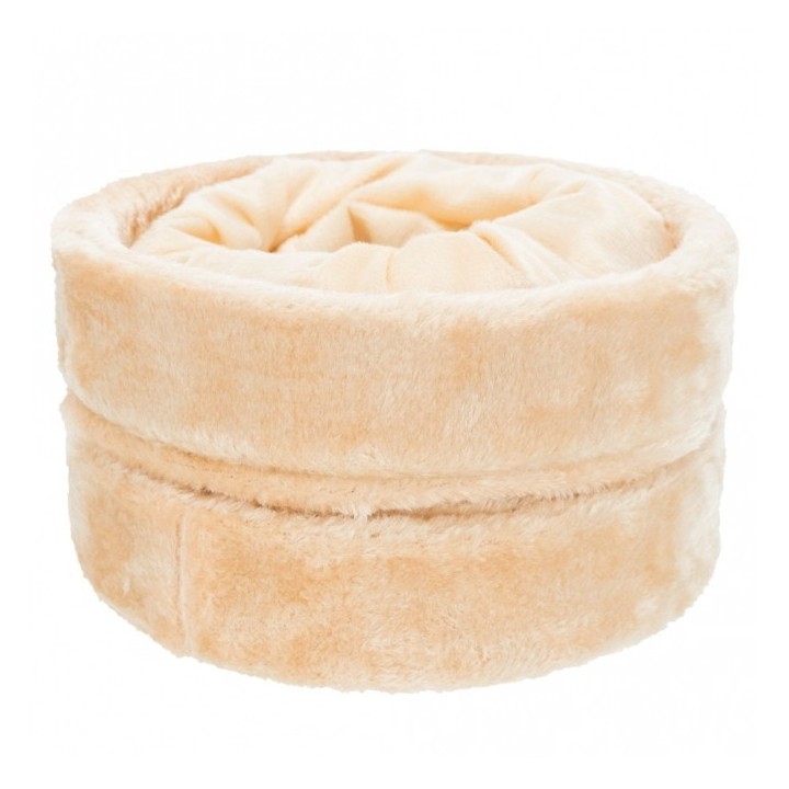 Trixie Crunch Plüschtunnel 60 cm - Beige