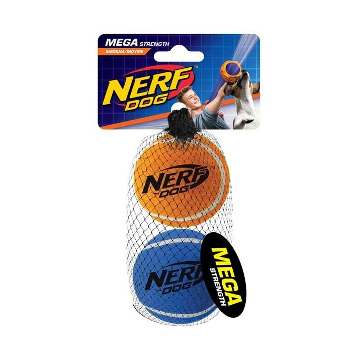 NERF DOG Tennis Balls megastark - 64 cm / 2 Stück