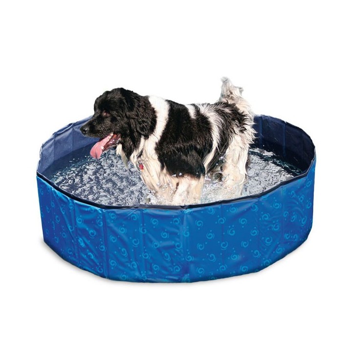 Karlie Flamingo DOGGY POOL Swimmingpool für Hunde - Blau gemustert - 120 cm