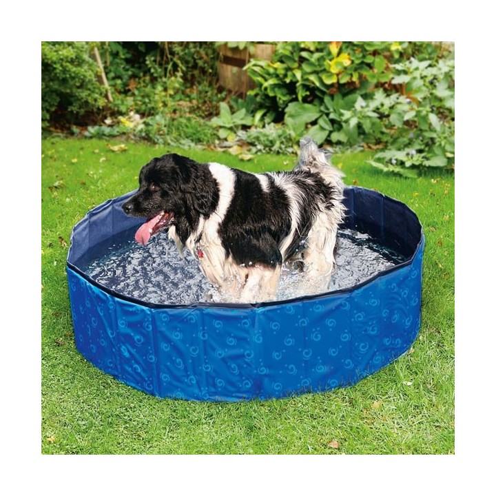 Karlie Flamingo DOGGY POOL Swimmingpool für Hunde - Blau gemustert - 120 cm