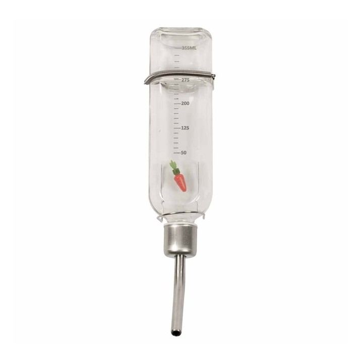 Duvoplus Kleintier-Trinkflasche aus Glas - 180ml