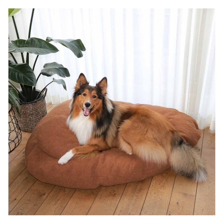 D&D Kissen Pebble - orange - 120x95x33cm