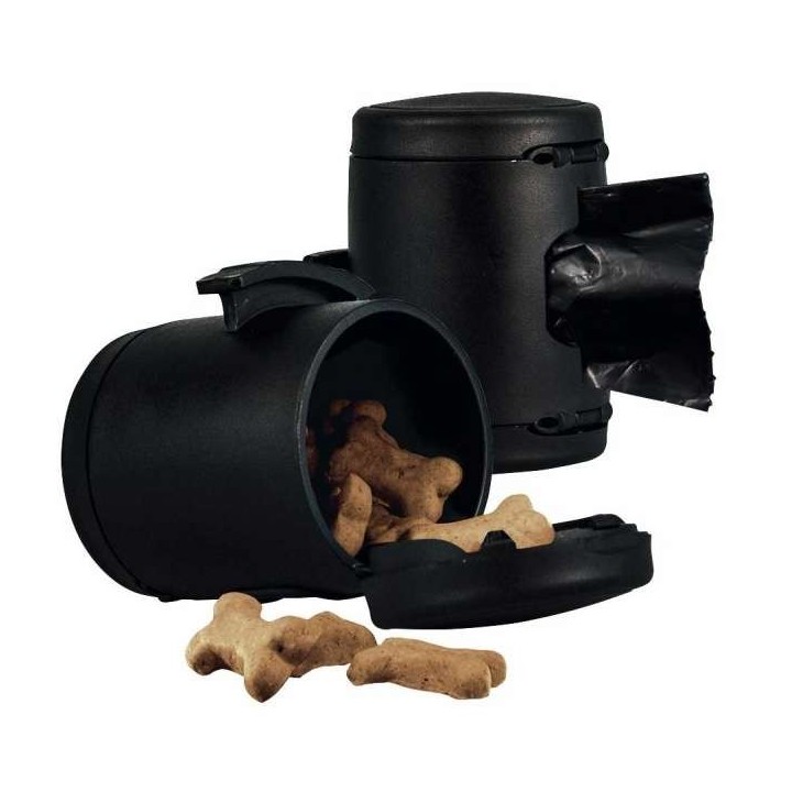 Flexi VARIO Multi Box für Kotbeutel oder Leckerlis - Schwarz