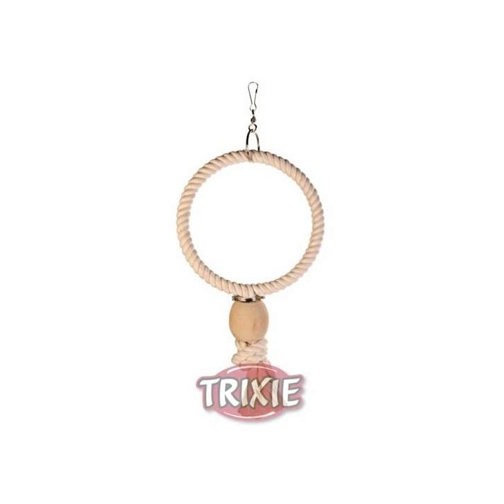 Trixie Baumwollring mit Holzkugel - 24 cm