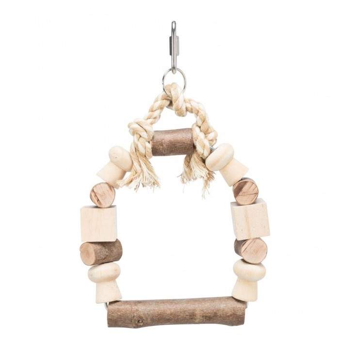 Trixie Bogenschaukel mit Holzklötzen - Klein