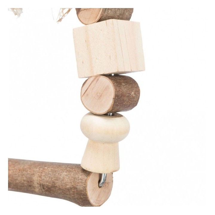 Trixie Bogenschaukel mit Holzklötzen - Klein