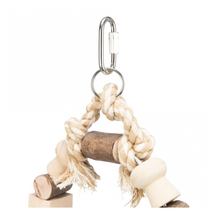 Trixie Bogenschaukel mit Holzklötzen - Klein